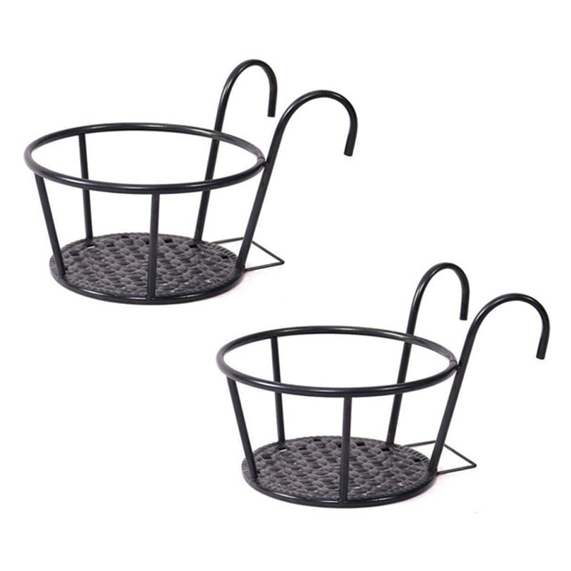 에버하우스 발코니 화분 스탠드 거치대, 블랙, 2개 6,800원