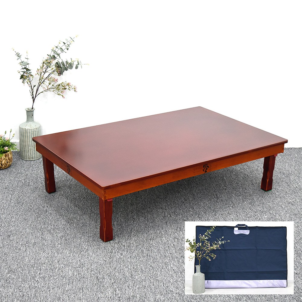 남원은행공방 남원 교자상 제사상 집들이상 접이식 사각밥상 120x80, 135x90, 150x90, 은행1도 4.5자+천커버, 1350x900 175,000원