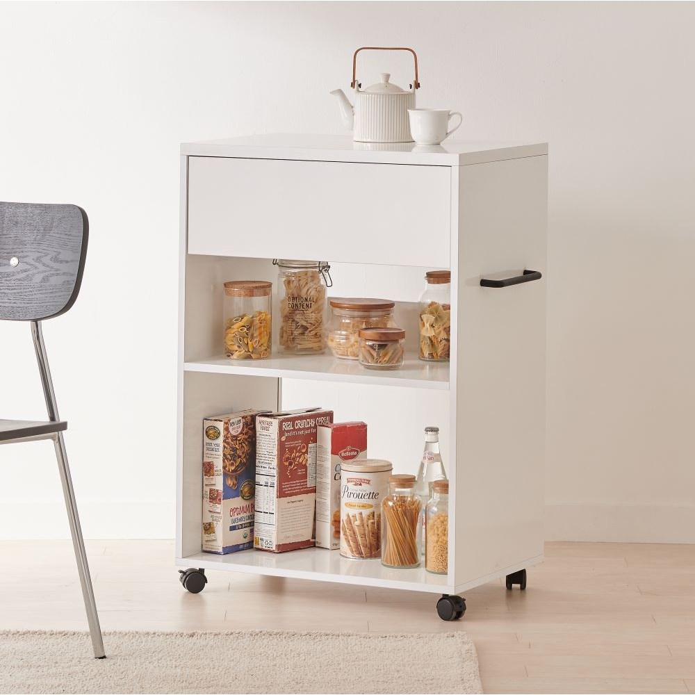 마루봄 올리브 다용도 틈새 이동식 트롤리 수납장 72,900원