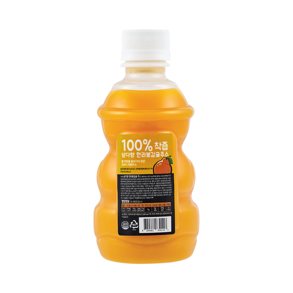 제주 삼다향 100% 착즙주스 한라봉감귤 320ml 5개 8,260원