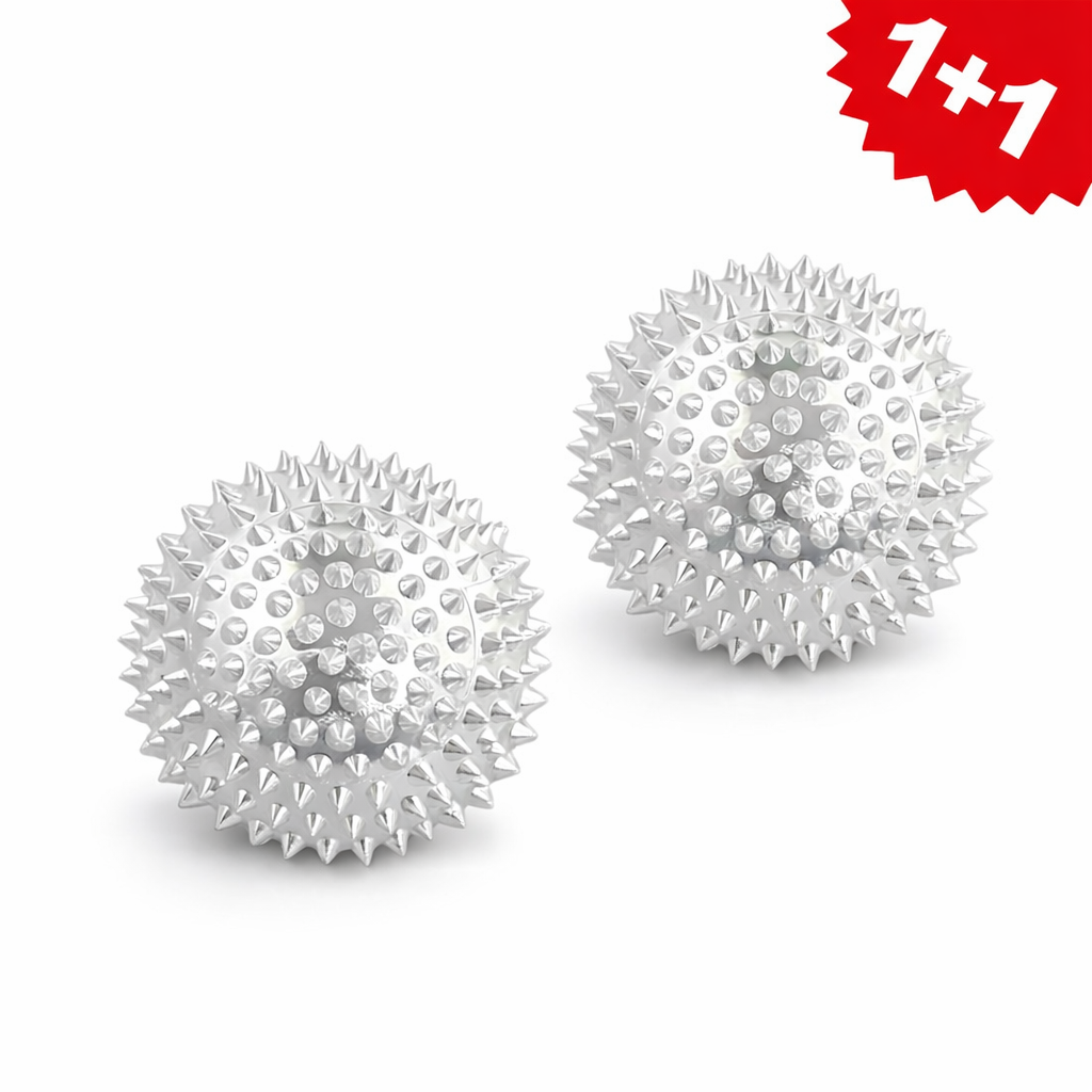 온별담 혈침 마사지 지압볼, 실버, 2개 6,400원