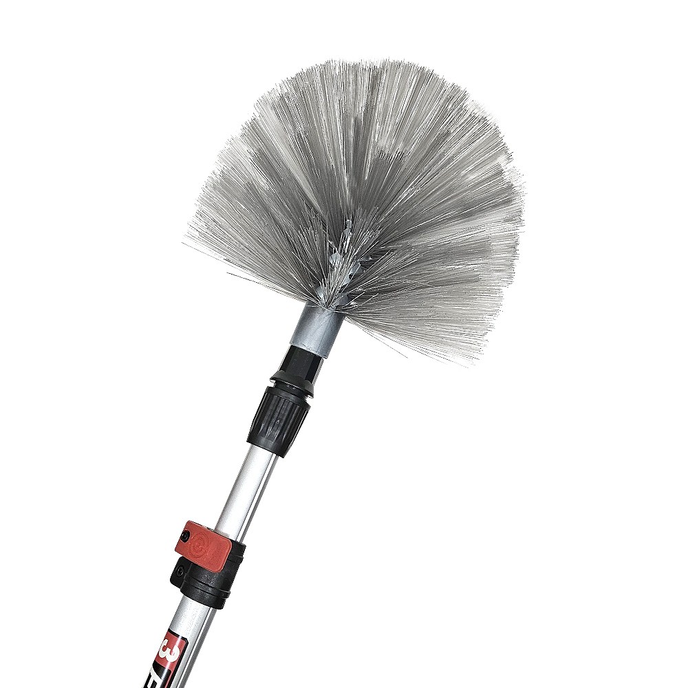 원형 거미줄 제거솔 + 엑셀라 폴대 (높은 곳 천장 벽 거미줄 먼지 이물질 제거 폴대 연결 청소 솔), 원형거미줄제거솔+엑셀라폴대10m, 1개 100,800원