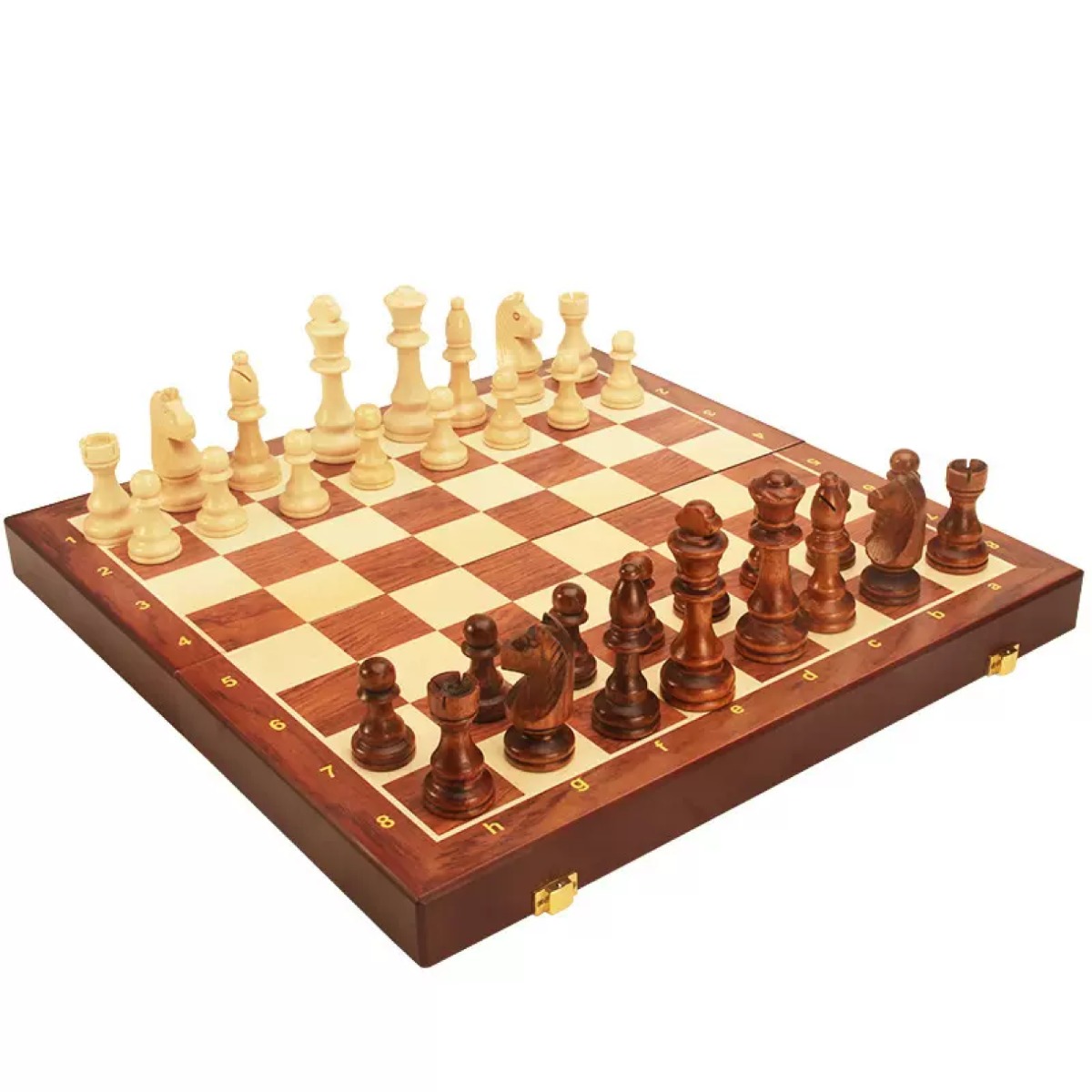 투윅스 접이식 우드 체스판 휴대용 고급 체스게임, 1개 58,700원