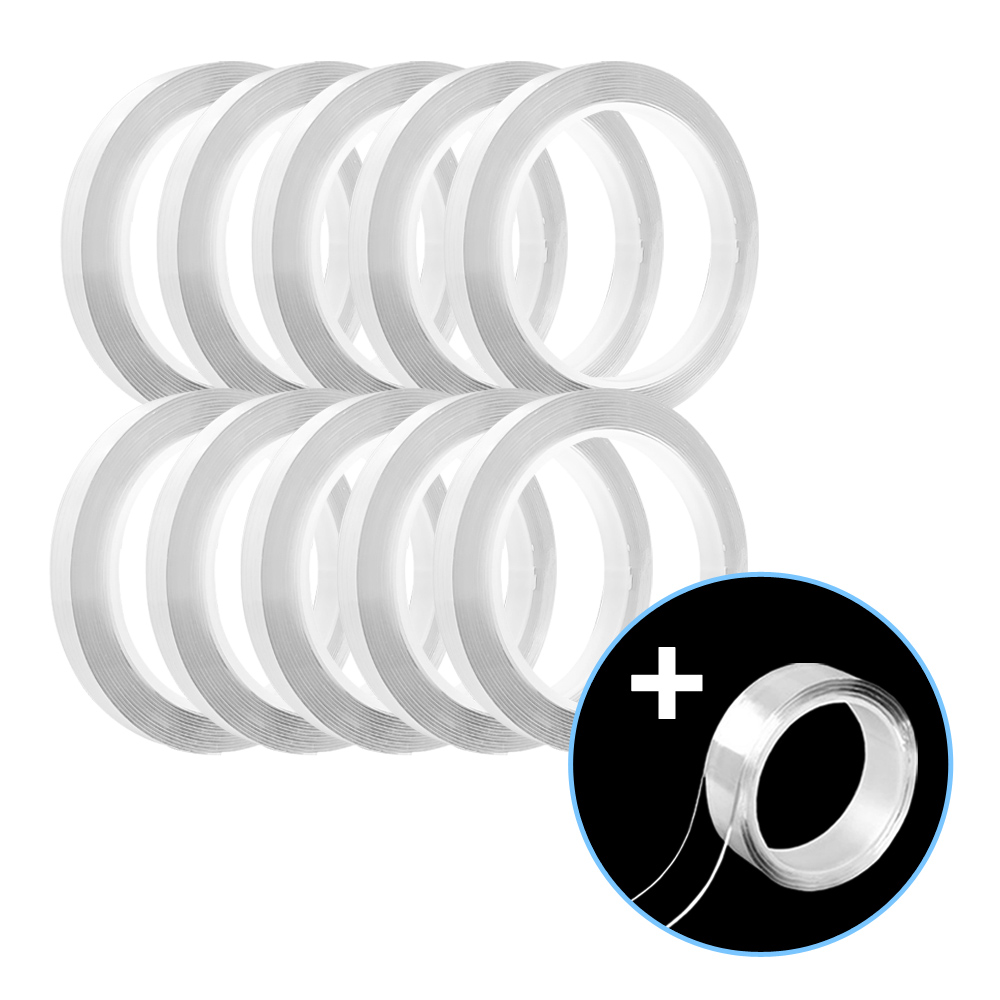 초강력 매직 스타 겔 양면테이프 1mm*10mm*3M 10개입 다용도 멀티탭 정리 고정 투명 멀티 특수 실리콘 접착 12,900원