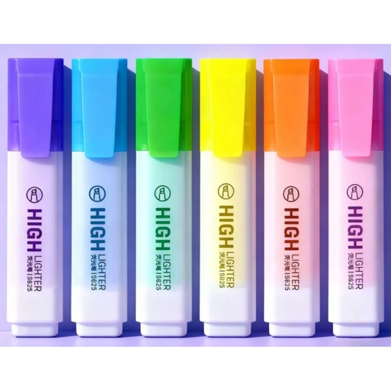 신나서상사 대용량 6색 형광펜, 6개, 블루, 그린, 옐로우, 퍼플, 핑크, 오렌지 6,900원