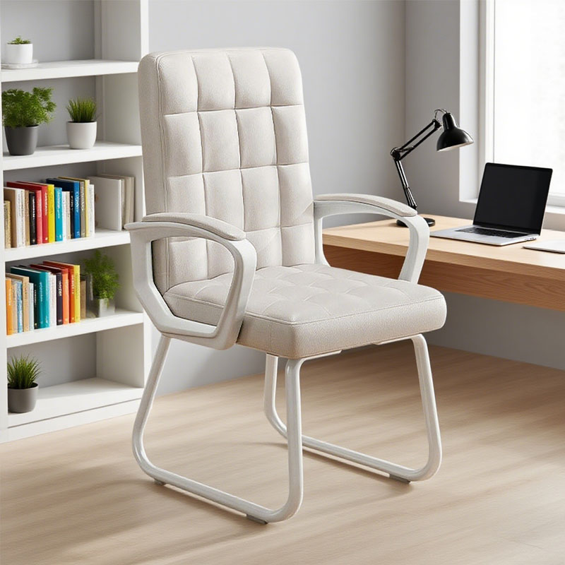 New World 가죽의자 사무실 공부용 틸팅기능 서재체어 사무용의자 A2, 흰색 98,000원