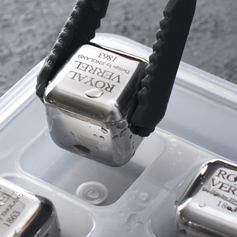 녹지않는 스텐 아이스큐브 4P 위스키 하이볼 안녹는 얼음 아이스볼메이커 11,000원