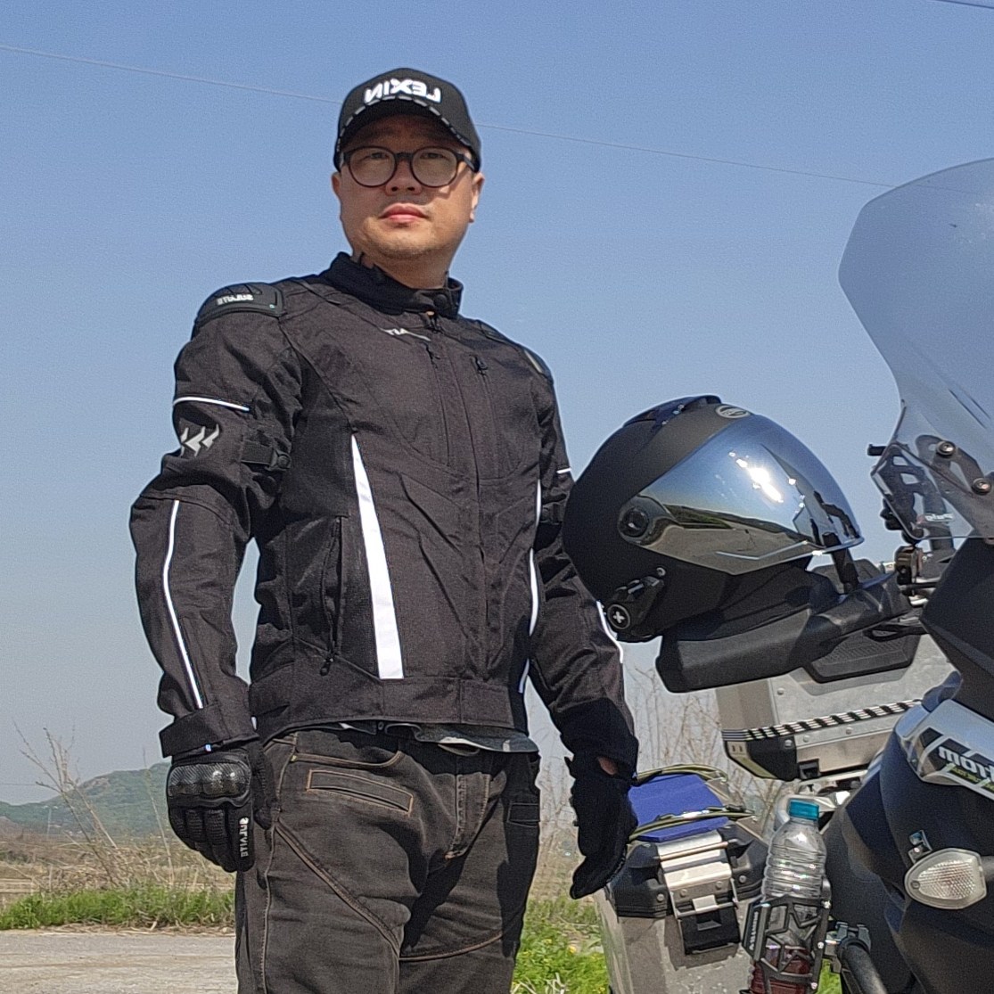 NJBmoto 3계절용 매쉬자켓 오토바이 스쿠터 바이크 잠바 라이딩 점퍼, 블랙 132,500원