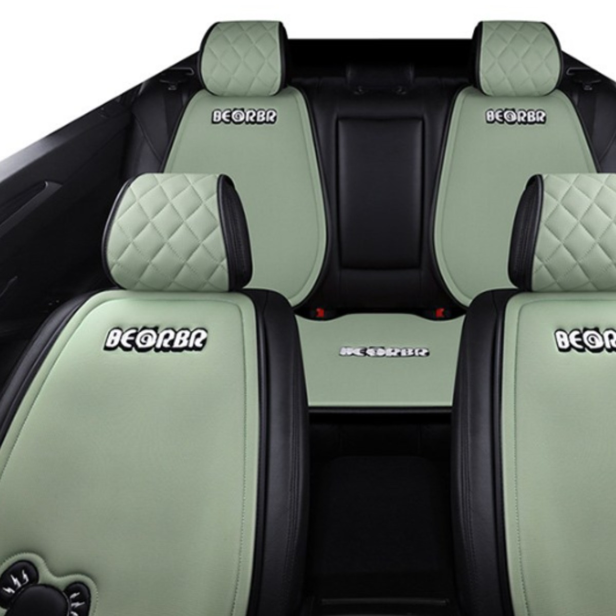 고고스 세탁이 편한 시트커버 풀세트 사계절 3d매쉬소재 통풍방석 자동차꾸미기, 1세트, 디럭스민트 풀세트(목 허리쿠션없음) 130,010원