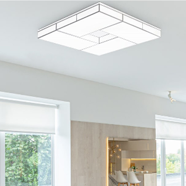 미도라이팅/LED240W 마리솔 직사각 거실8등//삼성국산칩사용/6500K주광색/바리솔조명/패브릭조명 399,800원