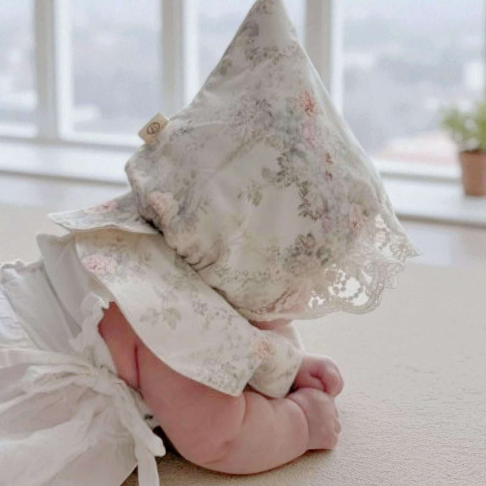 [출산백일선물] 로맨틱 플라워 턱받이세트 29,800원