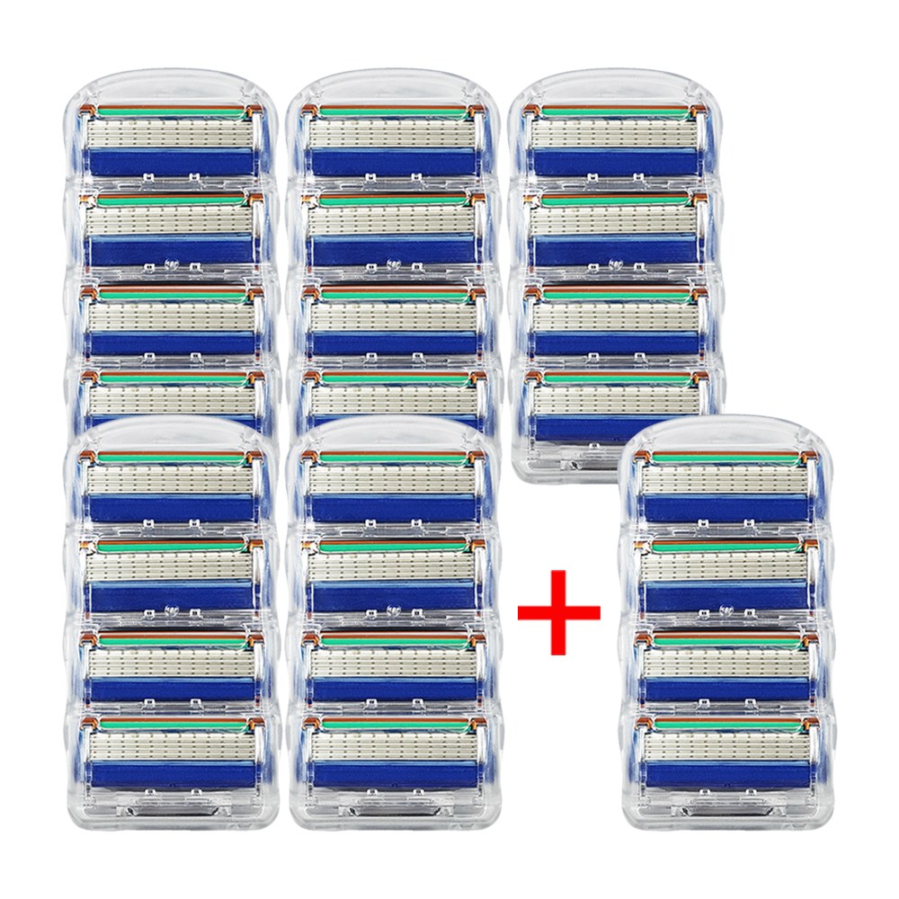 ARES 질레트 퓨전 매뉴얼 면도날 호환 20입+4입팩 세트 5중날 윤활스트립 22,900원