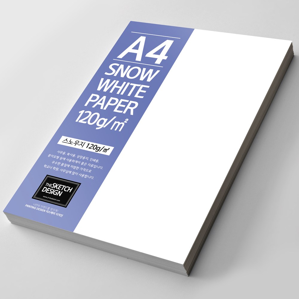 스노우지 고급복사지 상장용지 책표지 페이퍼크래프트 120g~3000g A4 4,100원