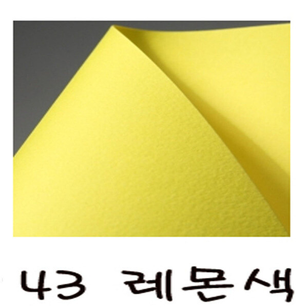 단면 머메이드 A4 대용량 50매 43번 레몬색 14,000원
