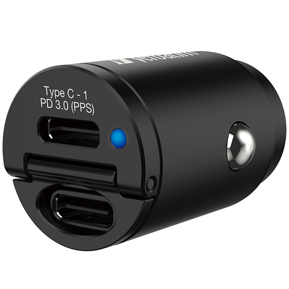 버바팀 C&C 타입 45W PPS 매립 듀얼포트 초미니 고속 차량용 충전기, 66883, 블랙 29,350원