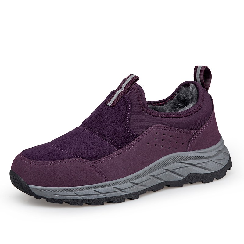 JUN ZUN 남녀공용 슬립온 방한화 워킹화 겨울 기모 보온 운동화 실외 미끄럼방지 어르신 신발 MX60 44,900원