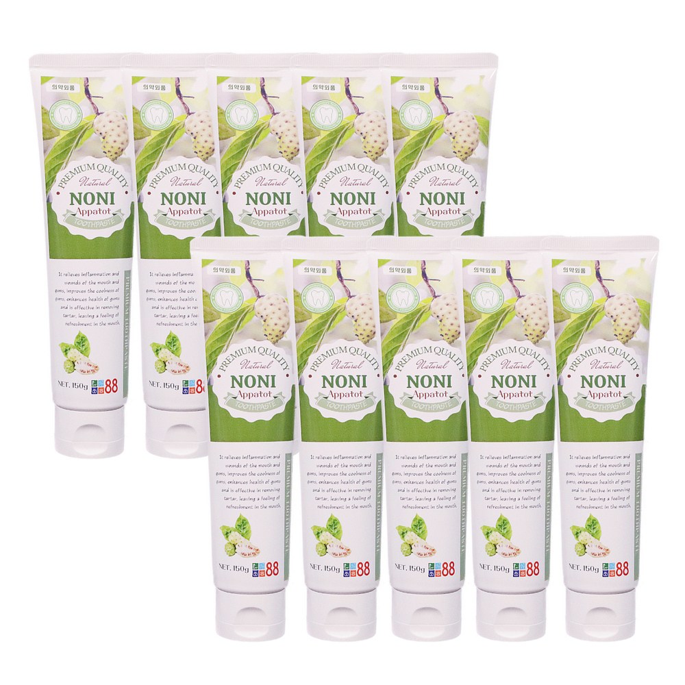 계면 활성제 불소 없는 노니치약 150g, 10개, 150g 39,930원