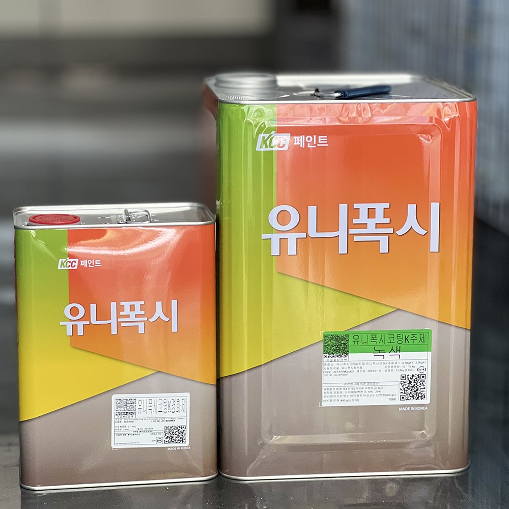 주차장 에폭시 바닥재 KCC 유니폭시 코팅K 중상도 16KG 123,000원