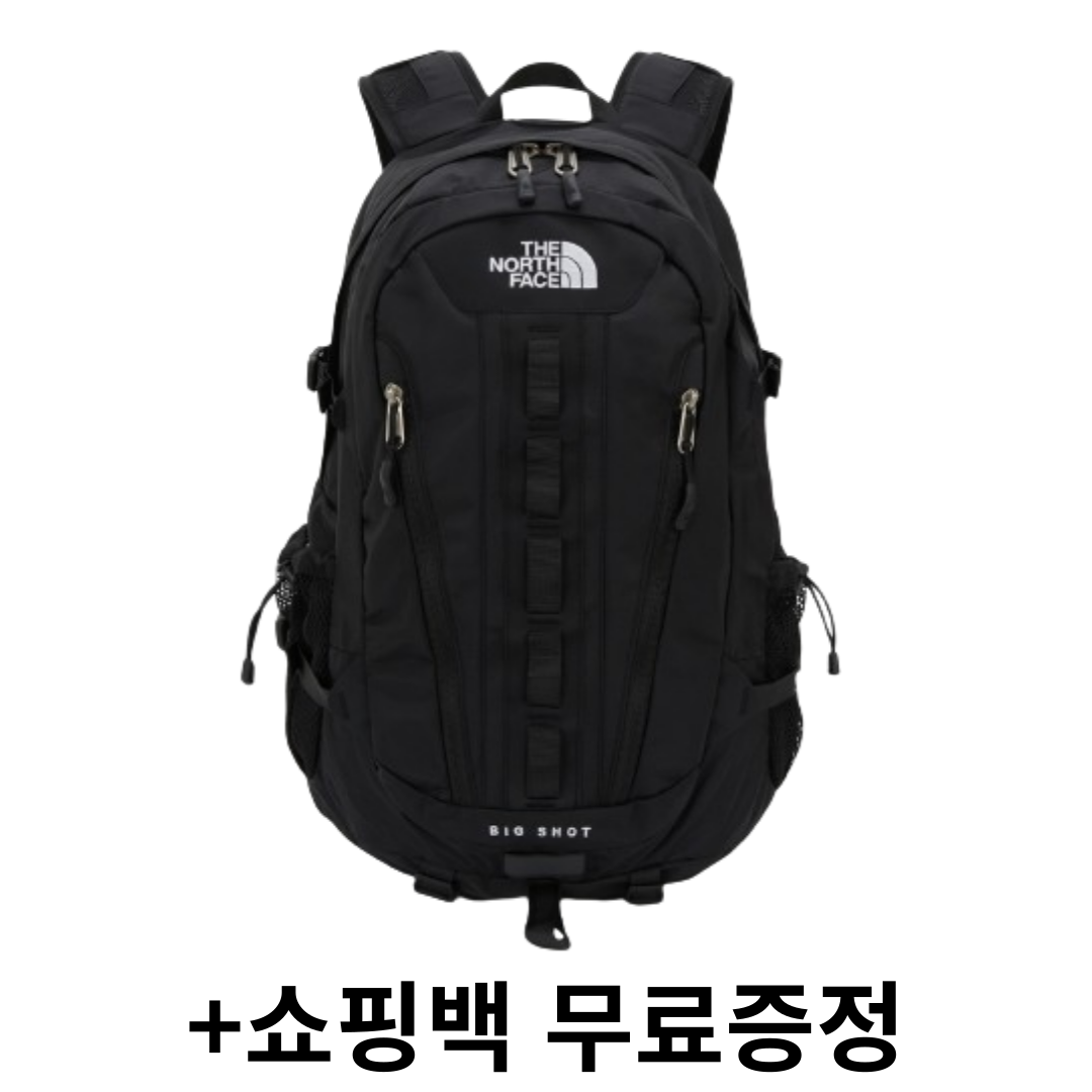 노스페이스 2025년 BIG SHOT 빅샷 백팩 등산가방 30리터 학생가방 + 백화점쇼핑백증정 159,000원