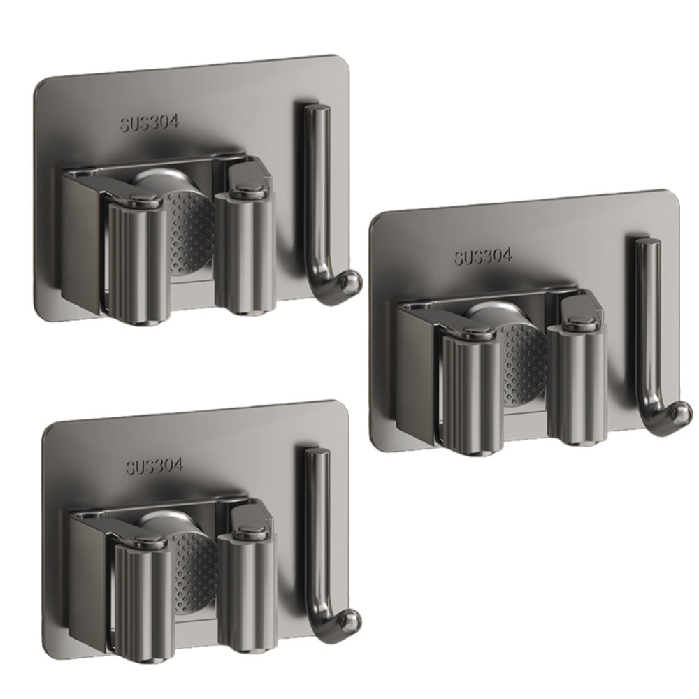 알로롱리빙 무타공 접착식 청소도구 걸이 9,900원