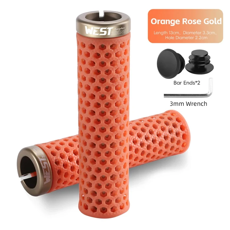 웨스트 바이킹 3D 프린팅 자전거 그립 MTB 충격 흡수 일체형 핸들바 락온 통기성 산악 67,410원