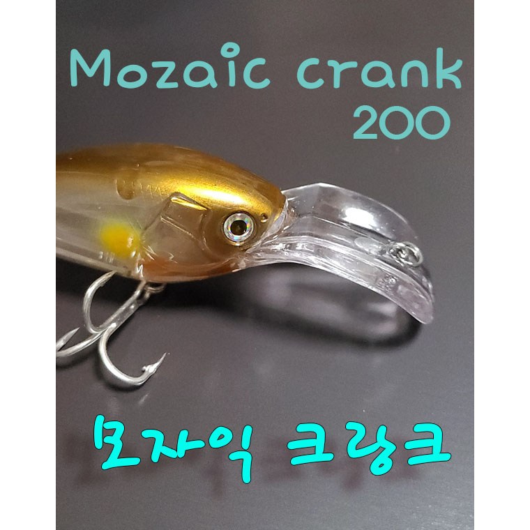 노브랜 모자익 크랑크베이트 크랭크베이트 배스루어, 5번 내추럴 쉐드, 1개 2,600원