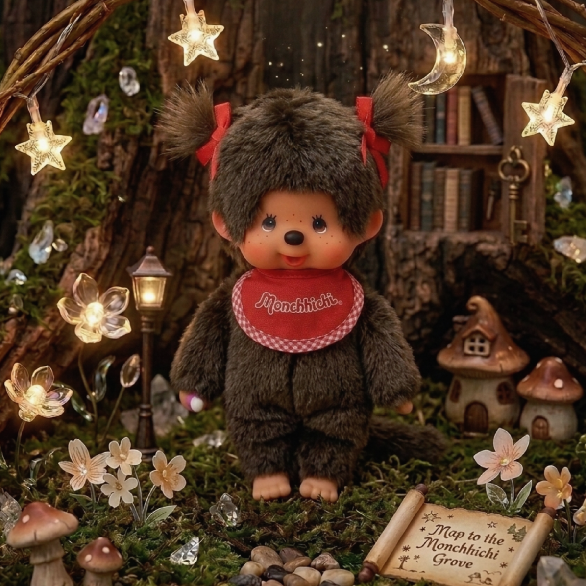 일본 정품 몬치치 키링 - 스위트 브라운 치무탄 수입 S 인형 M 베비치치 리본 오리지널, 1개, 양갈래 49,990원