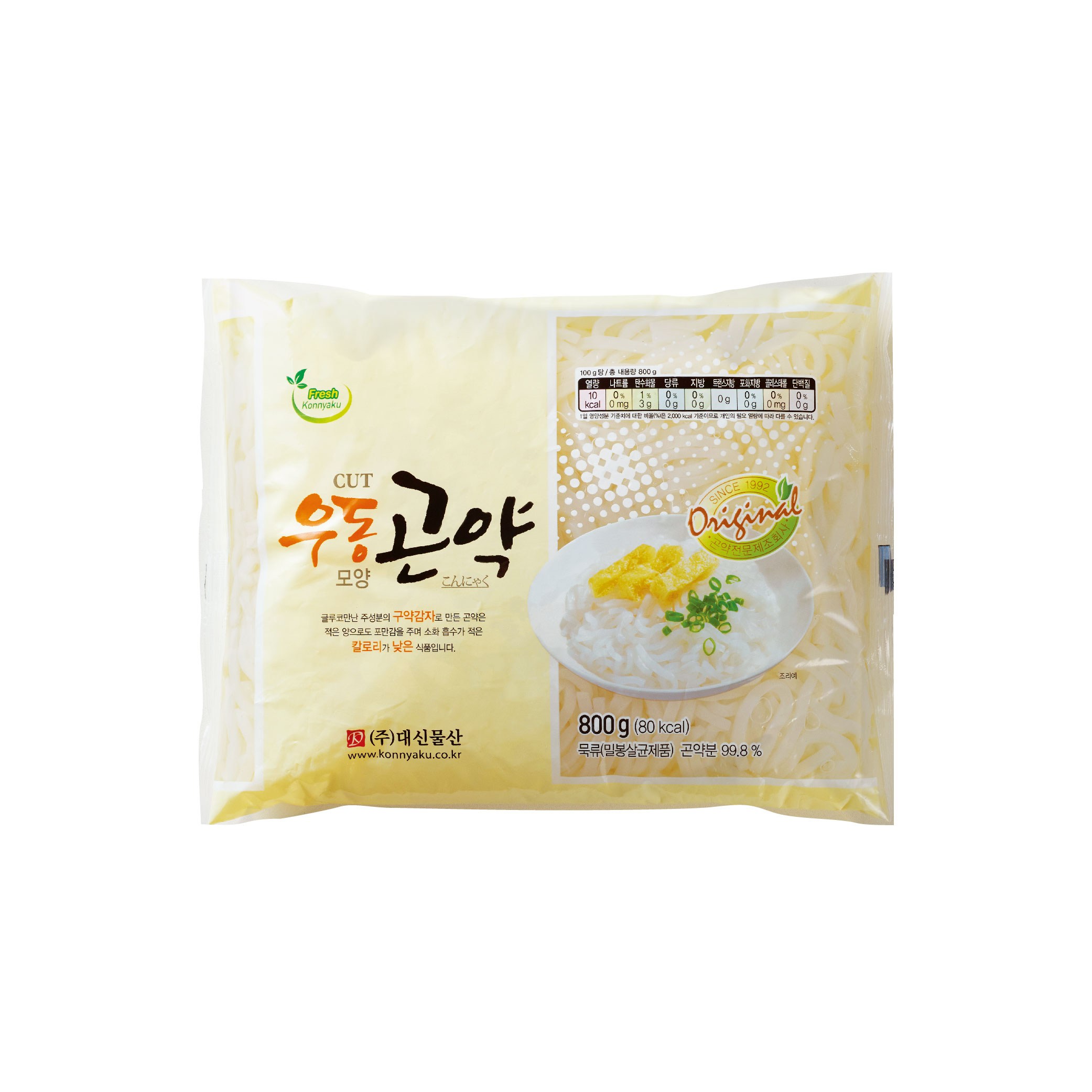 Cut 우동모양곤약 800g x 10개 100g당 10Kcal 우동면사리, 10개, 800g 27,720원