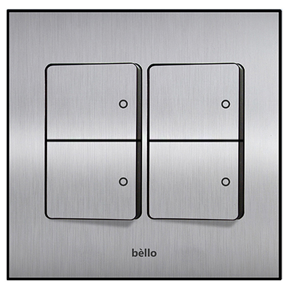 위너스 벨로 중4구 스위치 2개용 실버 스노우 컬러 고급형 스위치, 1개 9,000원