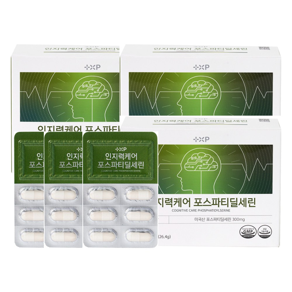 인지력케어 포스파티딜세린, 3개, 60정 120,000원