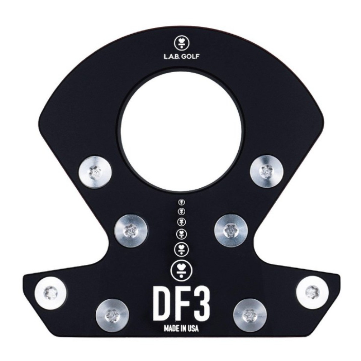 랩골프 LAB DF3 블랙 말렛 제로토크 퍼터, 33도 449,000원