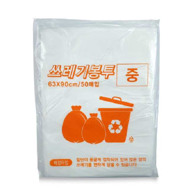 생활을그리다 배접 비닐봉투 중 50p, 60L, 1개 7,750원