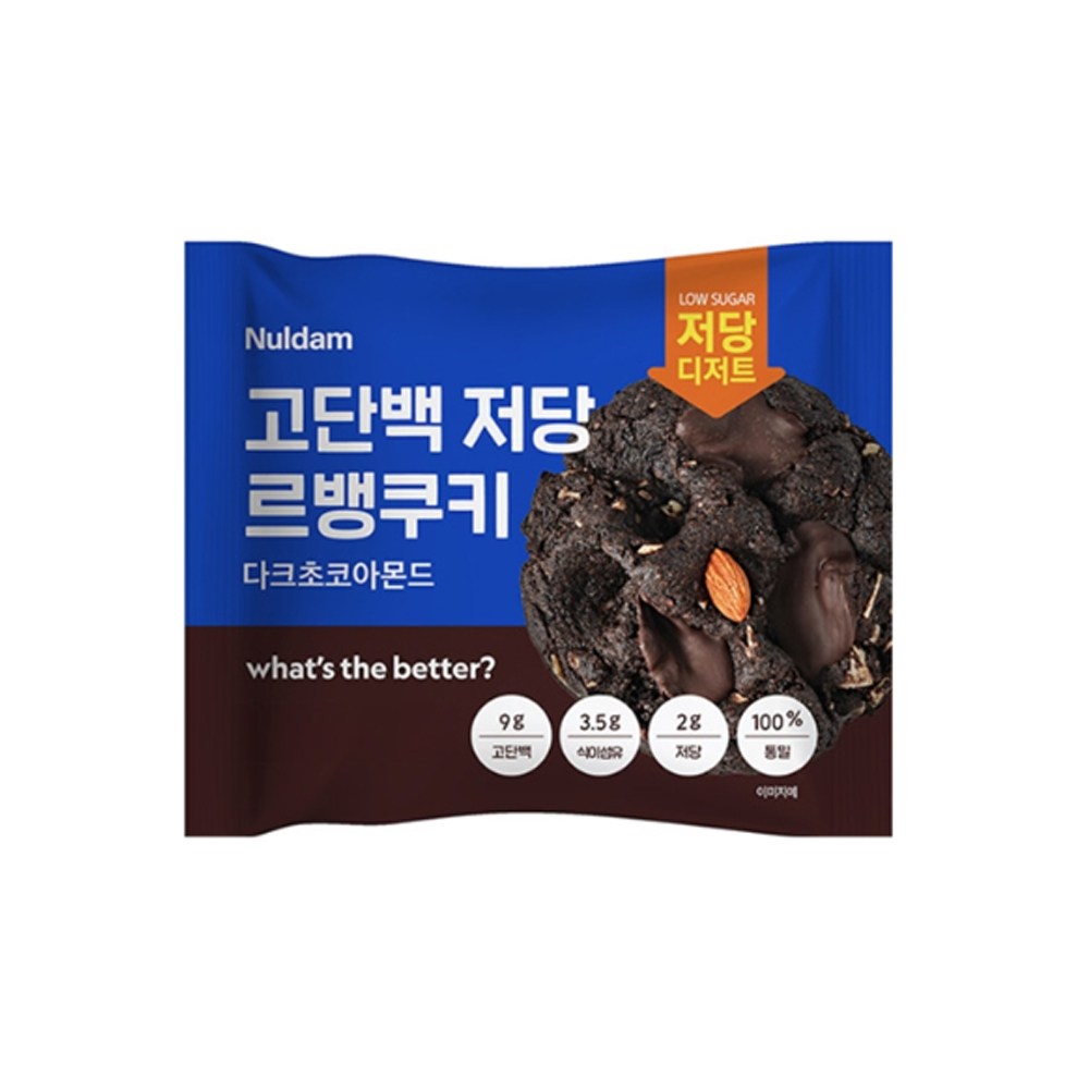 고단백저당 르뱅쿠키 다크초코아몬드 50g x 15, 15개, 50g 32,640원