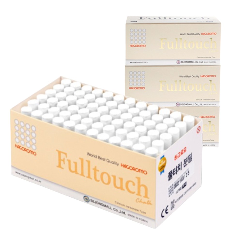 하고로모 탄산분필 (72입/백색), 백색 4박스 288개입 57,600원
