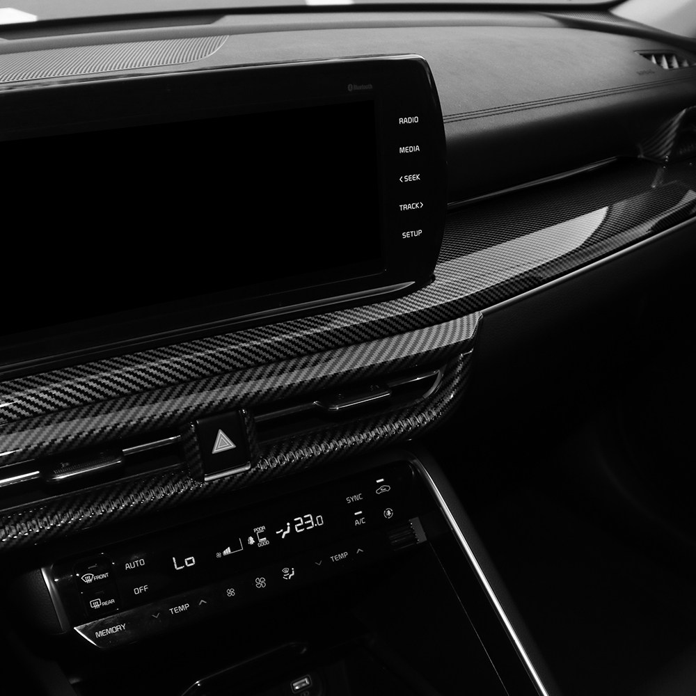 더블랙 호환 K5 DL3 실내 튜닝 용품 대쉬보드 프레임 커버 카본 레드 몰딩 39,500원