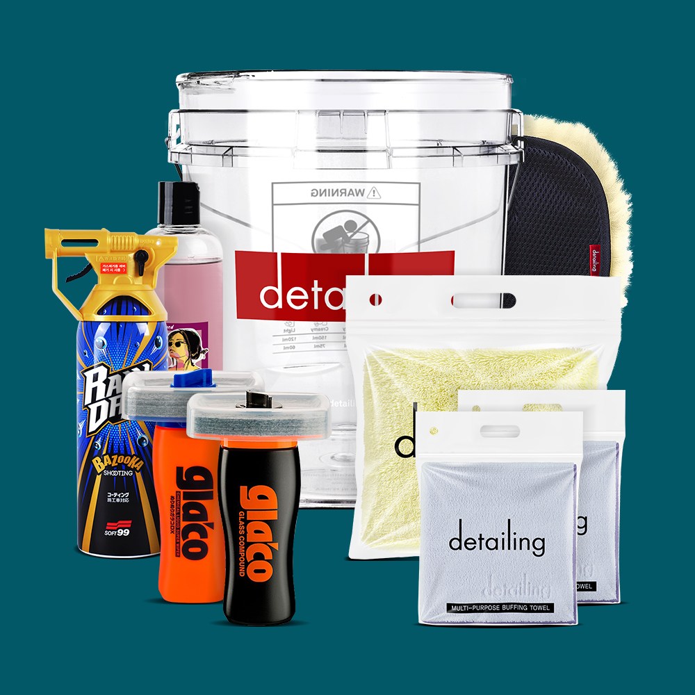 소프트99 디테일링 초보자용 셀프 세차 용품 세트 유박제거 발수코팅 초보용 세차버킷세트 148,400원