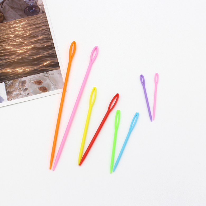 플라스틱 돗바늘 안전바늘, 10개 500원