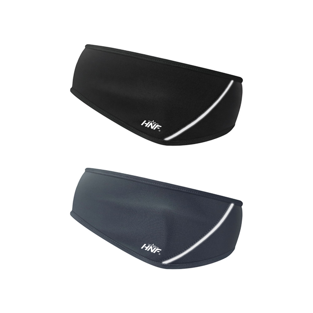 HNF 방한 헤어밴드 겨울 트레일 러닝 귀마개 런닝 귀도리 보온 이어워머 등산 축구 스키, 블랙/그레이, 2개 16,800원