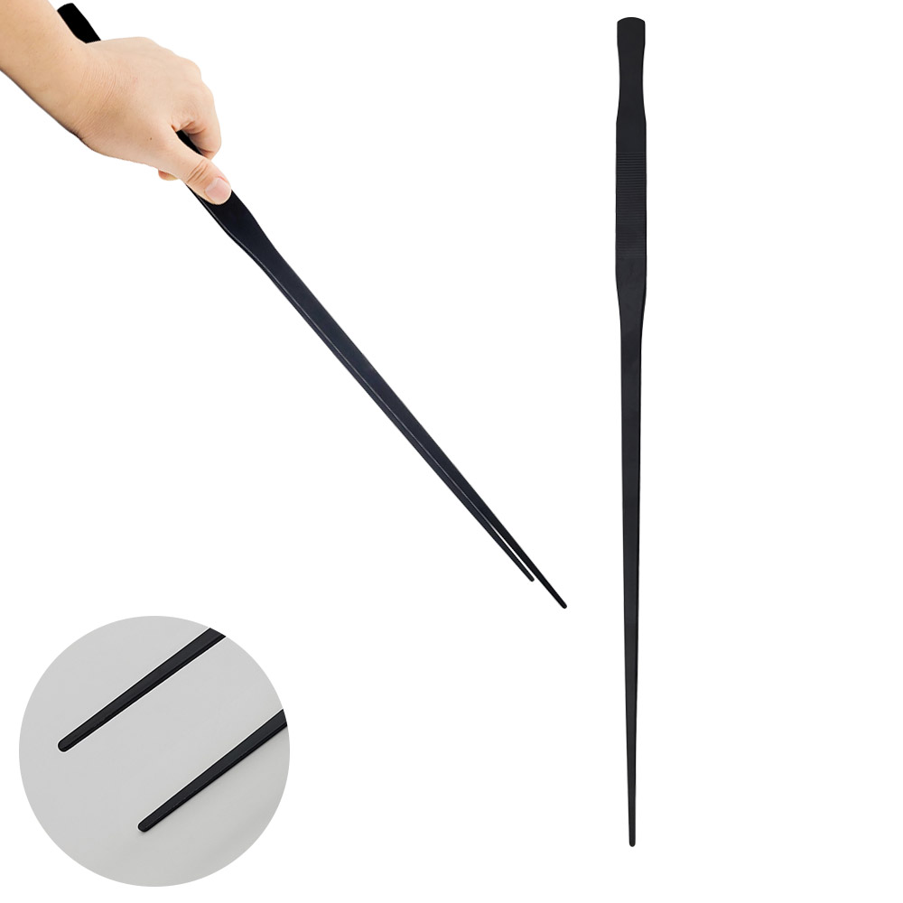 물멍 프리미엄 수초 핀셋 48cm 일자형 블랙 특수 스테인리스 라면 요리 수초전용 롱 핀셋 일자 6,470원