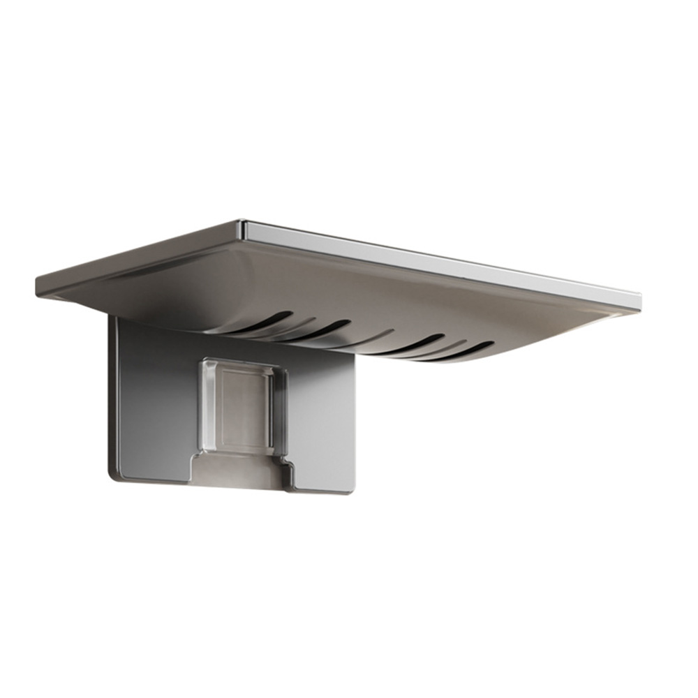 리빙맘 무타공 벽부착 물빠짐 비누받침대 자국없는 분리세척 욕실용, 티타늄 그레이, 1개 7,950원