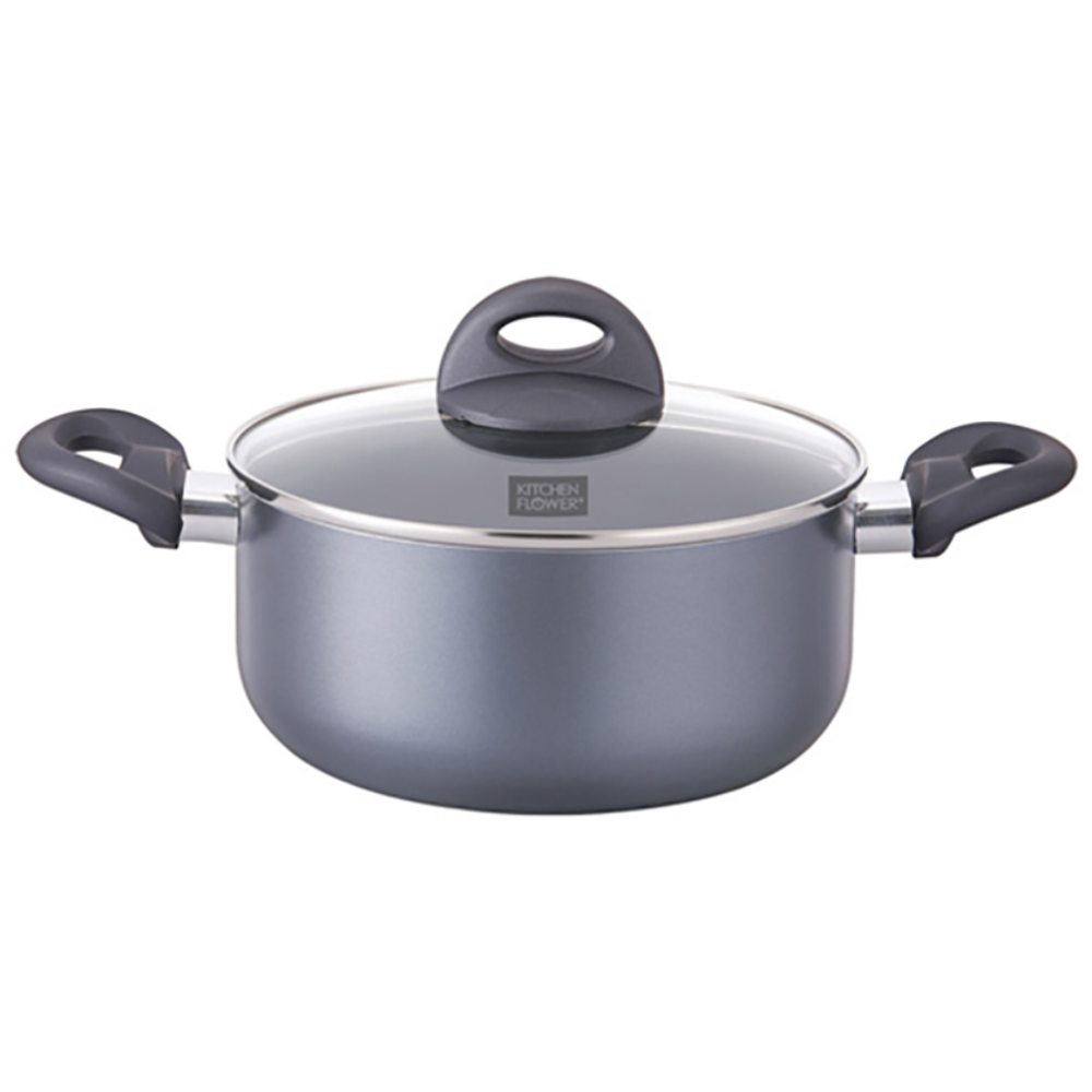 키친플라워 IH 세라믹 양수냄비, 그레이, 양수22CM 15,650원