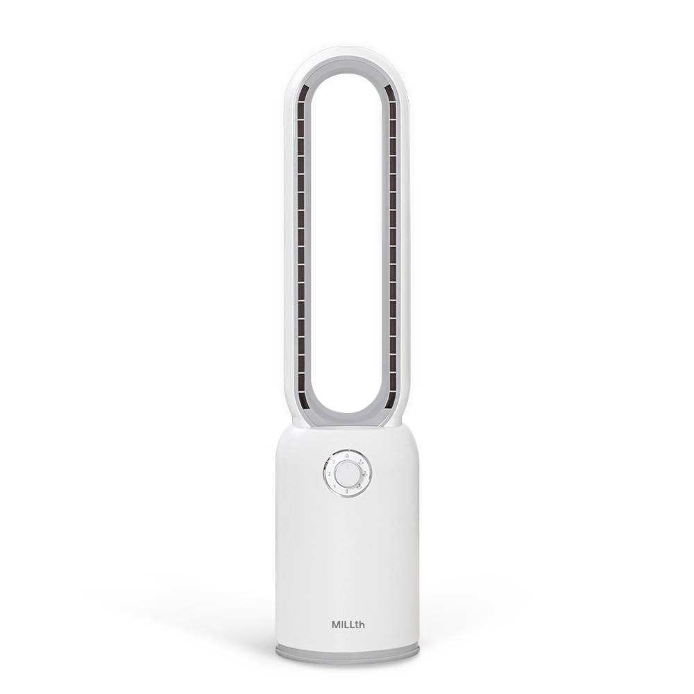 쿠안전자 저소음 날개없는 타워형 선풍기 다이얼방식, 다이얼, 1 81,800원