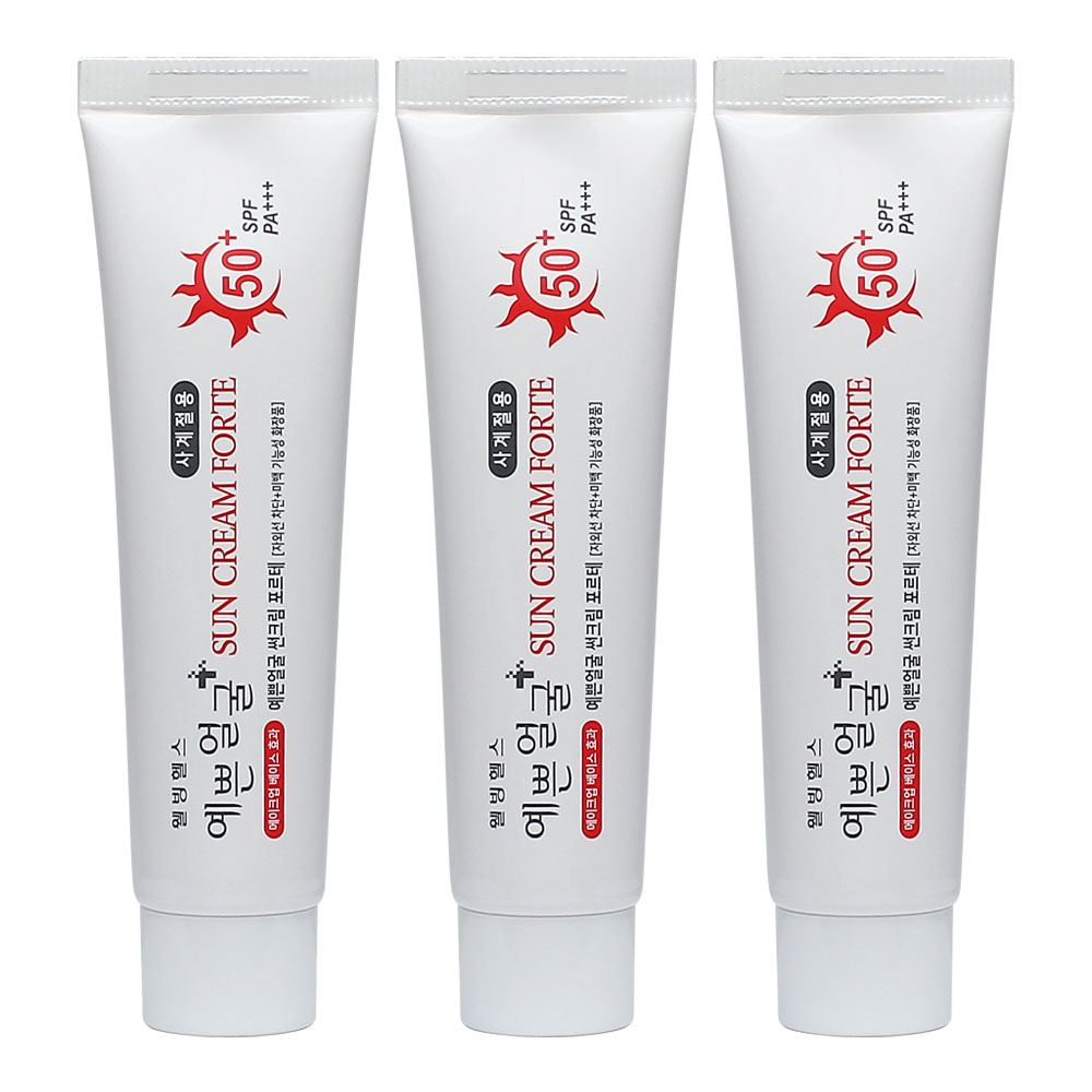 웰빙헬스 예쁜얼굴 선크림 포르테 자외선 차단 미백 기능성 9,400원