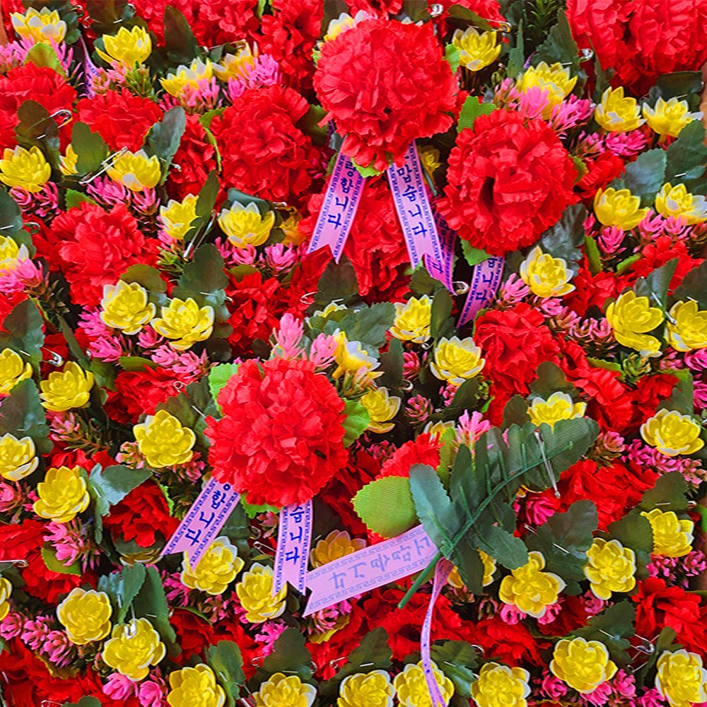 25년형 마이1004 카네이션 조화 (100개입) 옷핀포함 행사용 카네이션 무료배송 53,500원