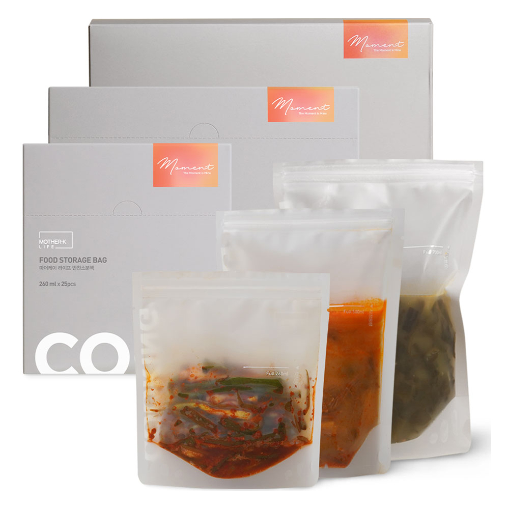 마더케이 라이프 실속 반찬소분팩 25p + 저장팩 500ml x 15p + 저장팩 700ml x 30p 세트, 혼합, 1세트 20,860원