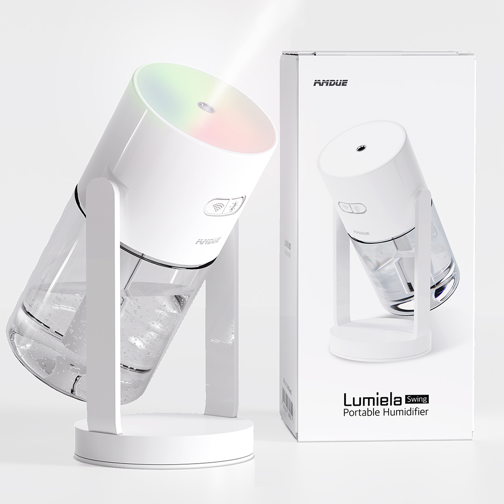 루미엘라 휴대용 미니 가습기 사무실 책상 탁상용 무드등 스윙 19,900원