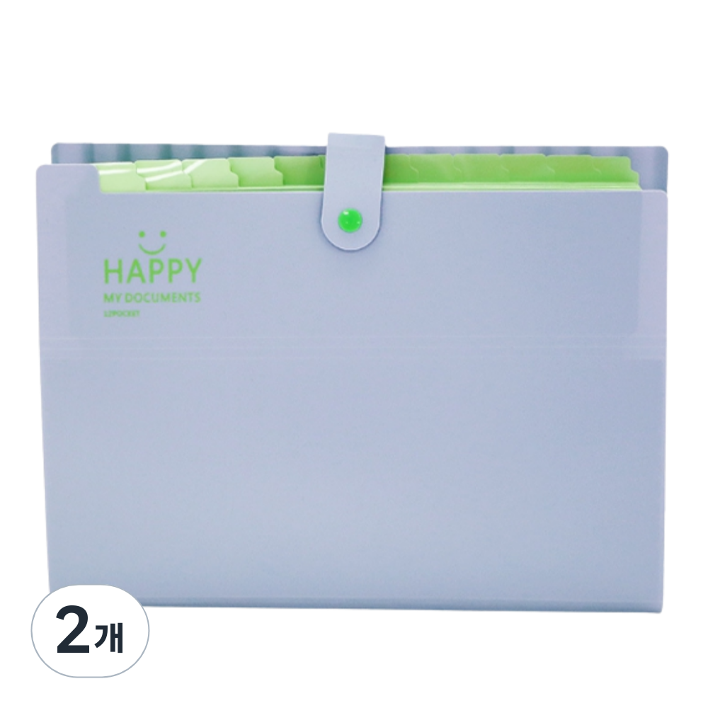 아베른 12칸 스마일 마카롱 바인더 아코디언파일 8,140원