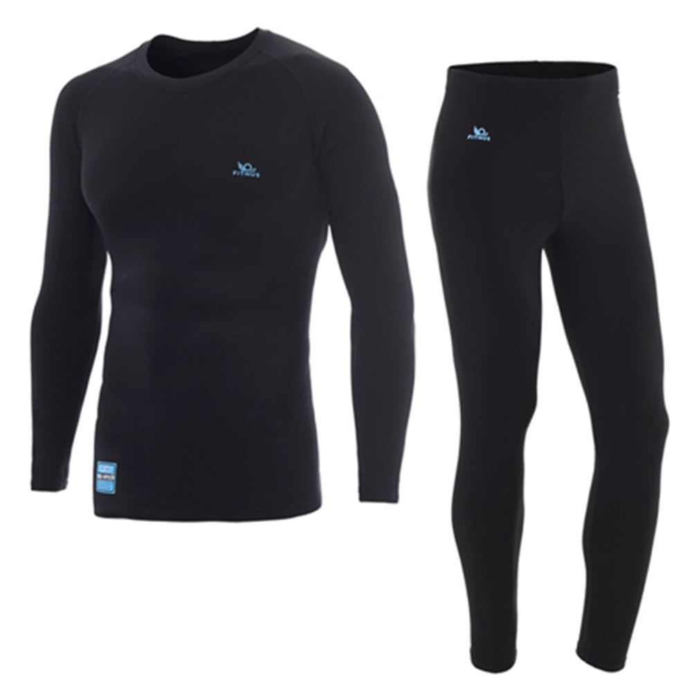 휘너스 남성용 맥스웜라운드 기능성 기모스판 라운드티셔츠 + 9부팬츠 세트 63,000원