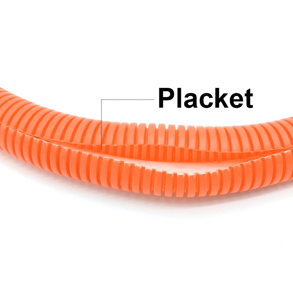 7 28mm 3 미터 검정/흰색/회색/주황색 PP 절연 골판지 파이프 와이어 스레딩 호스 플라스틱 보호 슬리브 8,100원