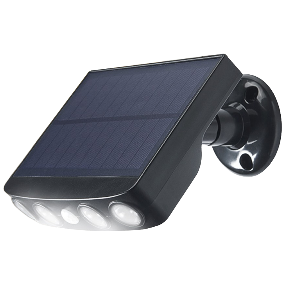 솔까든 태양광 센서등 4LED 방범등 모션감지 야외방수 CCTV모형 다각도 태양열 센서 벽등 22,500원